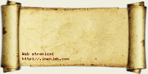 Isidora Trivalić vizit kartica